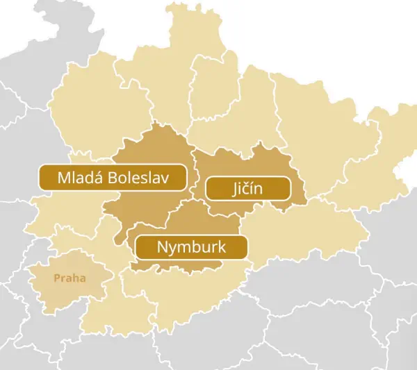 Svatební veletrh - Mladá Boleslav, Jičín, Nymburk, Mělník, Česká Lípa, Semily, Praha - východ
